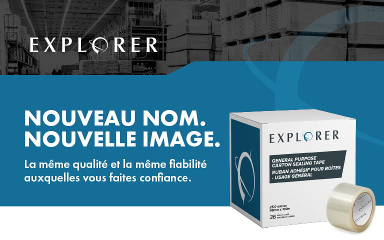 La marque d’emballages EDGE de Spicers évolue vers Explorer